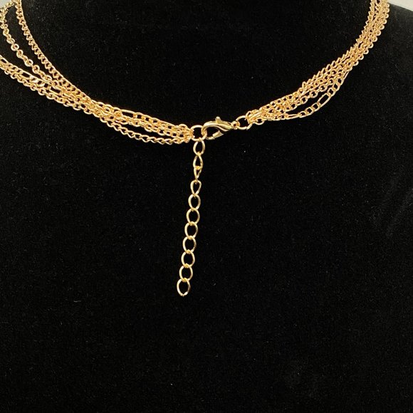 Moon + Stars Constellation Gold 4 Stacked Necklace - Picture 7 of 7